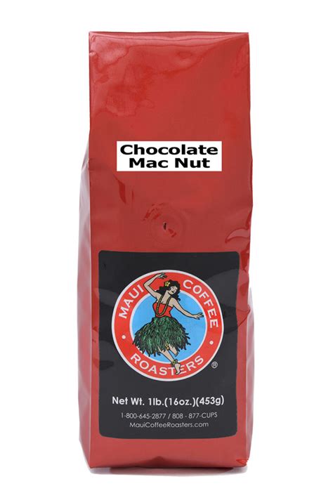 chocolate macnut oz maui coffee roasters  kona coffee