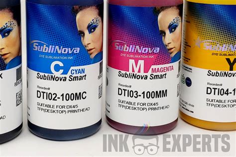 Inktec Sublinova Smart Dye Sublimation Ink Set Colour For Epson