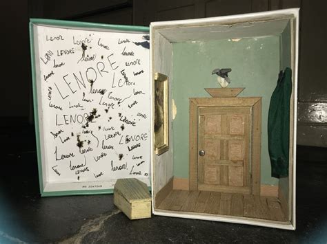 Year 8 English Project ‘gothic Edgar Allen Poe The Raven Diorama