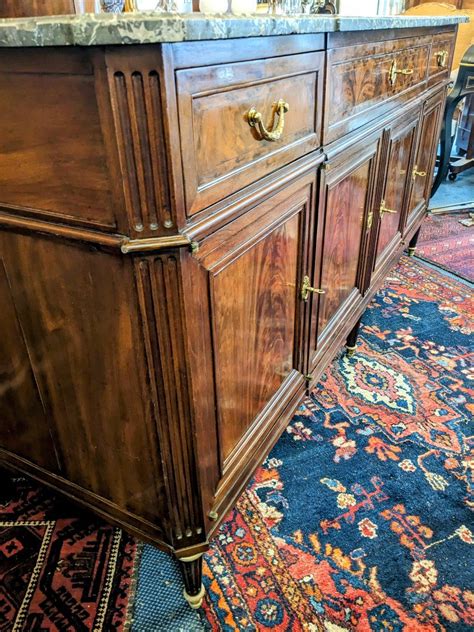 Proantic Enfilade Buffet D Poque Louis Xvi En Acajou Xviii Me