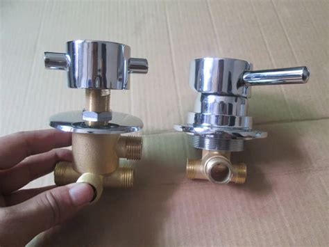 2PCS 1 SET Brass Shower Room Mixer Faucet Separate 3 4 5 Way Water