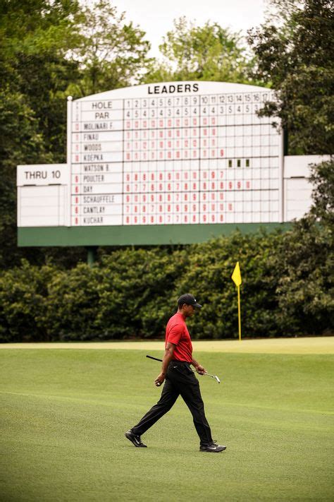 Tiger S Masters Sunday Round