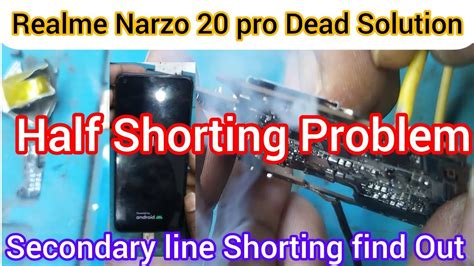 Realme Narzo Pro Dead Solution Half Shorting Problem And Solution