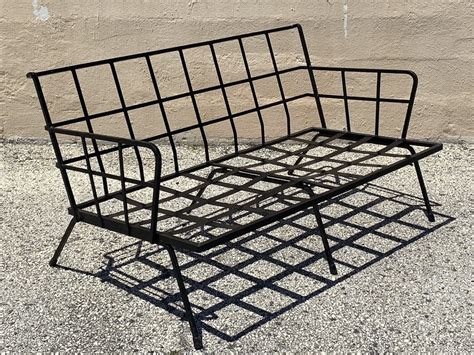 Mid Century Modern Wrought Iron Arthur Umanoff Adrian Pearsall Style