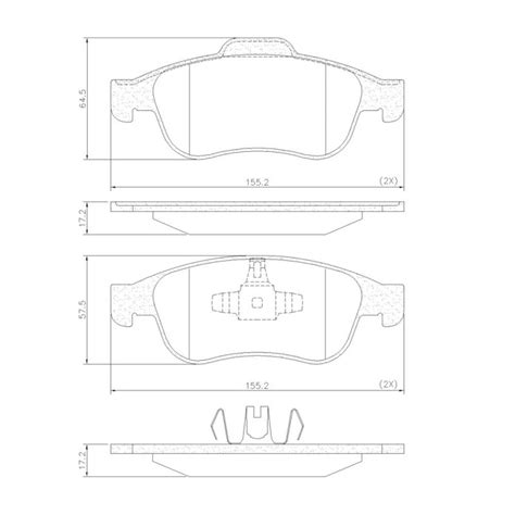 Pastilha De Freio Renault Oroch 2016 A 2022