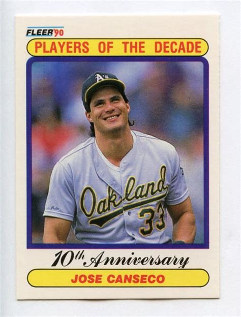 Yahoo Mlb Jose Canseco Fleer Players