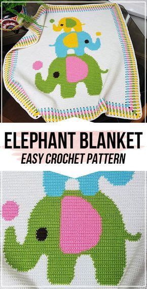 Crochet elephant blanket pattern – Artofit