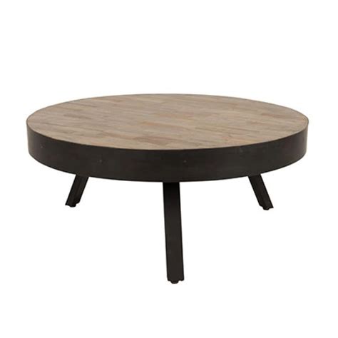 Qualit Sup Rieure Durable Mes Table Basse Ronde Cm En Teck Recycl