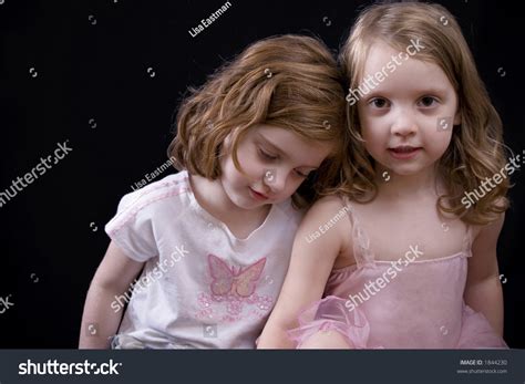 Little Girls Together In A Portrait Stock Photo 1844230 Shutterstock