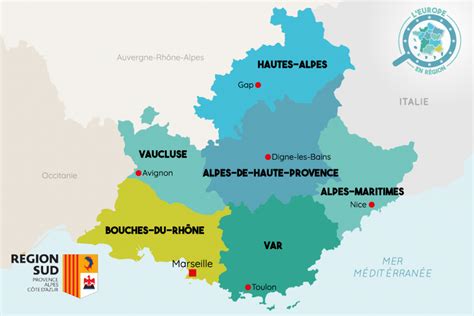 L Europe en région Sud Provence Alpes Côte dAzur financements