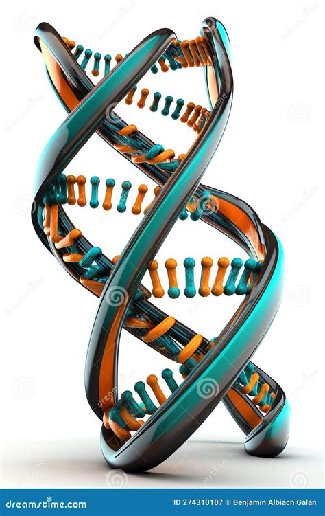 Dna Illustration In White Background Stock Illustration Illustration