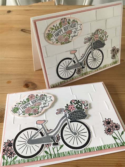 Bike Ride 3 Stampin Up Cards Bicycle Cards Card Making