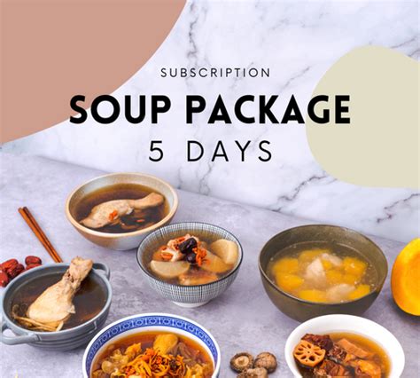 Soup Package 5 Days — Hometaste