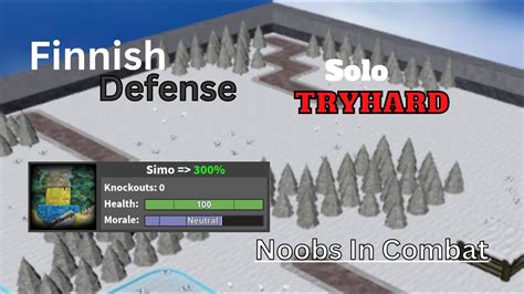 Finnish Defense Solo Tryhard Noobs In Combat YouTube