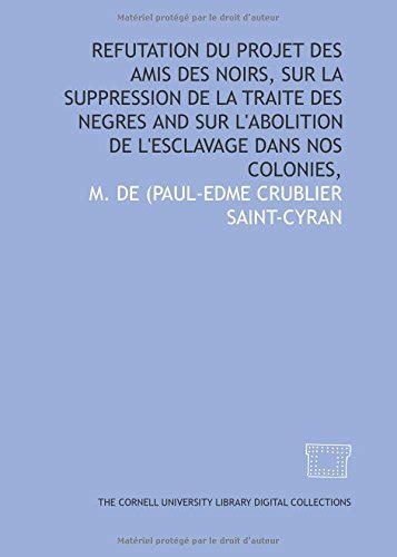 Amazon Refutation Du Projet Des Amis Des Noirs Sur La Suppression