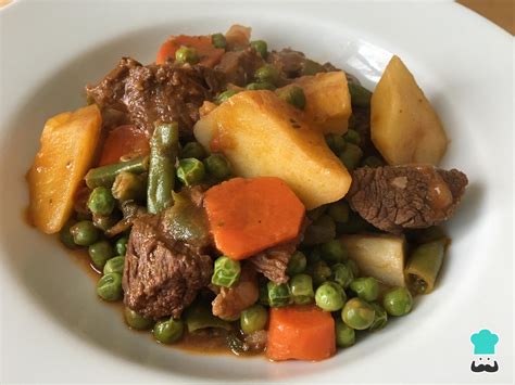 Guiso De Ternera Con Patatas Y Guisantes