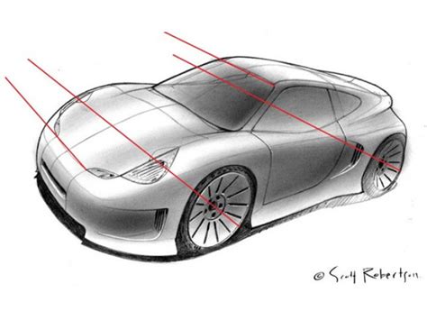 Perspective Drawing Cars