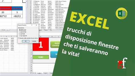 Excel Trucchi Di Disposizione Finestre Che Ti Salveranno La Vita