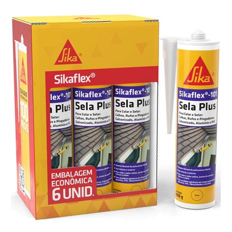 Kit Sikaflex Sela Plus Selante Poliuretano Pu Sika Shopee Brasil