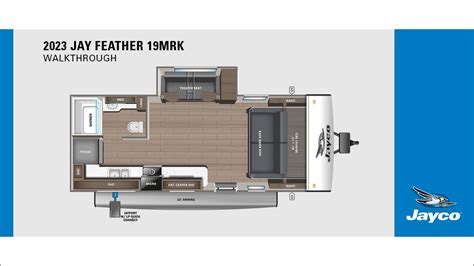 2023 Jay Feather 19mrk Travel Trailer Walkthrough Jayco Rv Youtube