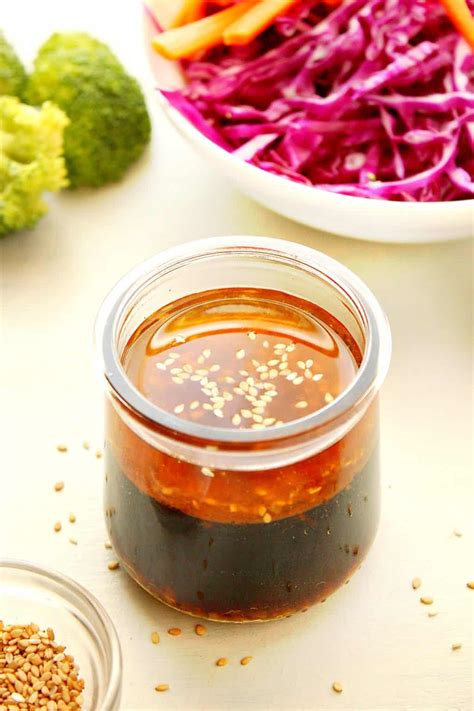 Asian Sesame Dressing Crunchy Creamy Sweet