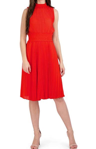 Nanette Nanette Lepore Pleated Sleeveless Dress