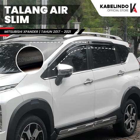 Jual Talang Air Pintu Mobil Mitsubishi Xpander Model Slim