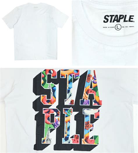 Staple T Stack Logo Tee M