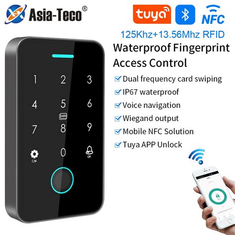 Teclado De Control De Acceso Con Huella Dactilar Para Exteriores