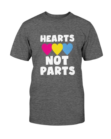 Hearts Not Parts Pansexual I Support Lgbt