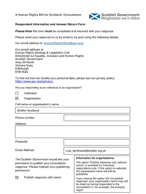 Fillable Online Ncs Consultation Respondent Form Fax Email Print