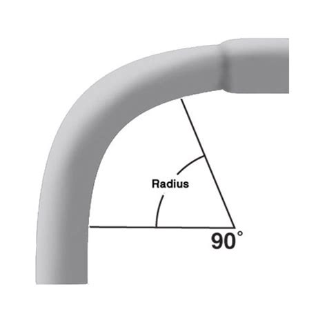 3 In X 90 Degree X 48 In Radius Bell End Schedule 40 Special Radius