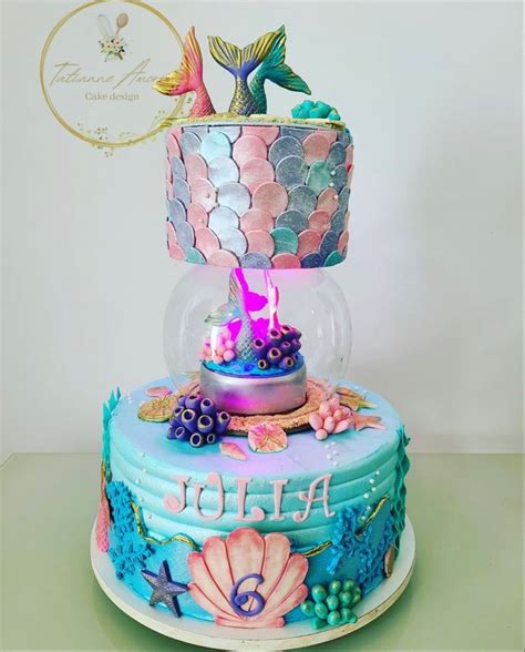 Bolo Fundo Do Mar Mermaid Cakes Dedication Cake Cake Designs