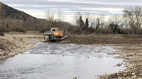 Denuncian la alteración del cauce del Oja sin un estudio ambiental