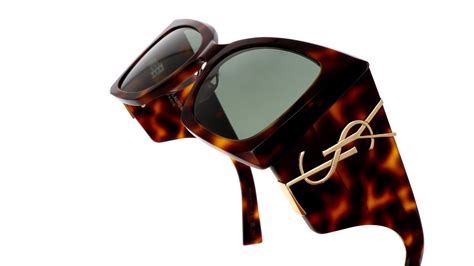 Sonnenbrille Saint Laurent Blaze SL M119 BLAZE 002 54 18 Havana Auf