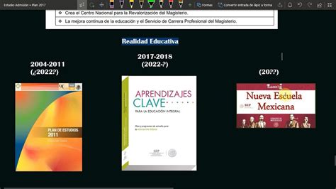 Reformas Curriculares S E Mexicano ANMEB RIEB PLAN DE ESTUDIOS 2011