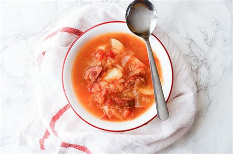 Slow Cooker Sauerkraut Soup Recipe