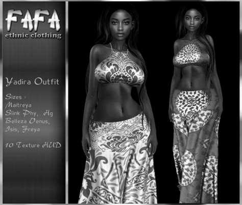 Second Life Marketplace Demo Fafa Yadira Outfit