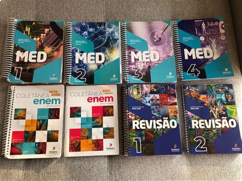 Livros Poliedro 2022 Kit Completo Medicina Pré vestibular Livro