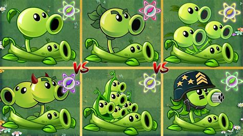 Pvz 2 Challenge Mega Gatling Pea And All Peashooters Pea Vine Torchwood Combo Power Up Youtube