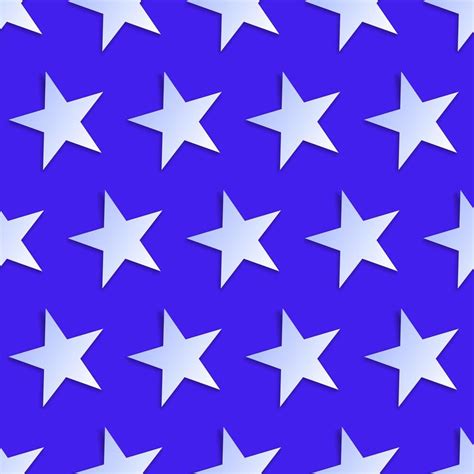 50 Blue And White Stars