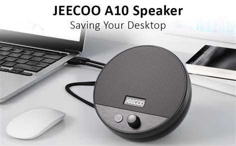 Jeecoo Altavoces Usb Plug N Play Para Computadora Port Til Con