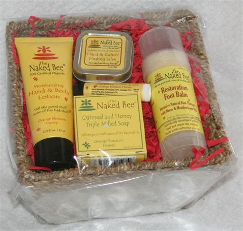 Naked Bee Gift Basket Orange Blossom Honey Scent