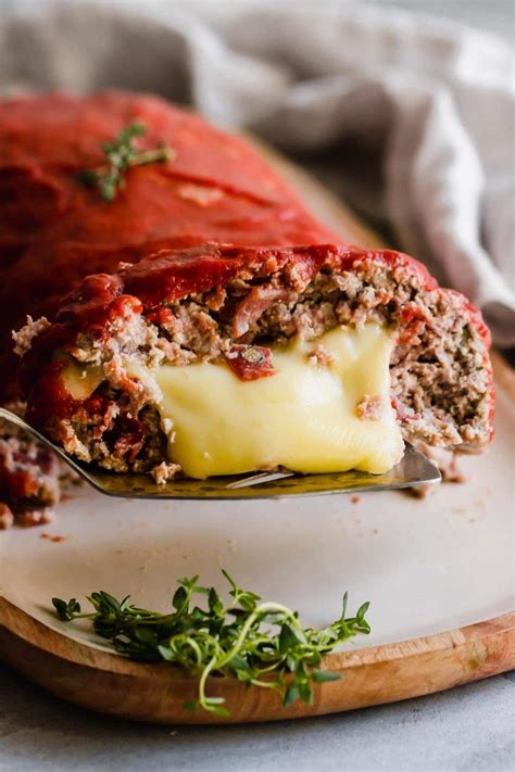 Pizza Meatloaf Recipe Pizza Stuffed Meatloaf Made With Ground Beef