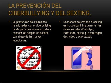 La Prevención Del Ciberbullying Y Del Sexting La Prevención Del