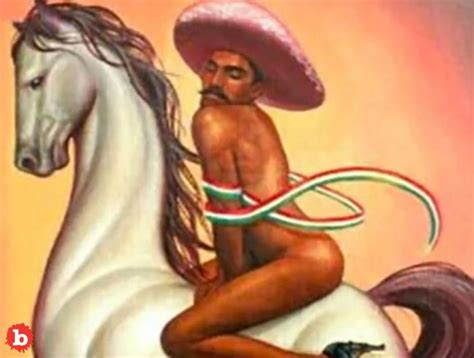 Protests In Mexico Over Naked Emiliano Zapata Painting