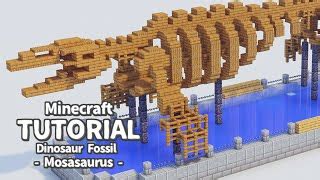 Minecraft How To Build An Elasmosaurus Fossil Speci Doovi