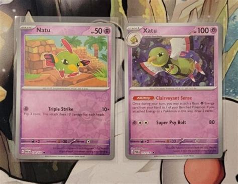 Pok Mon Tcg Xatu Natu Reverse Holos Rare Paradox Rift