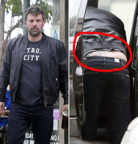 Ben Affleck Got A Hilarious Tattoo Across His Entire Back - Funny ...