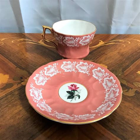 Vintage Cup And Saucer Set Royal Windsor Fine Bone China Etsy